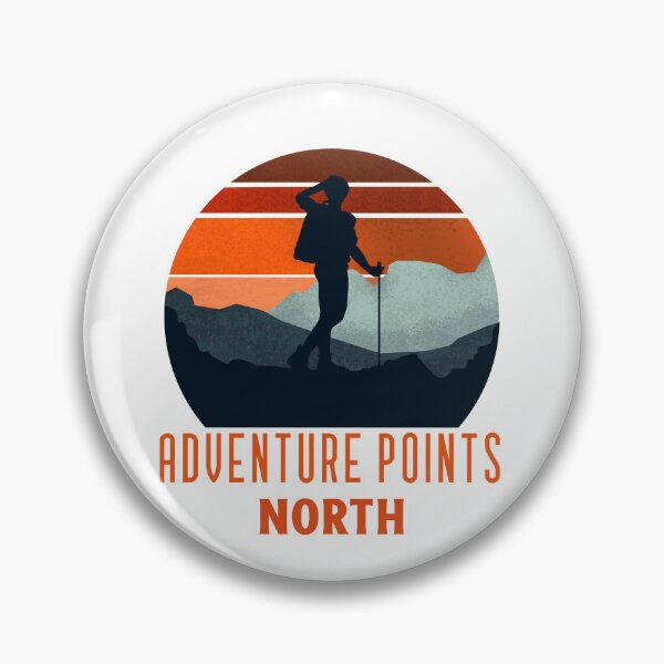 Item preview, Adventure Points North Compass Hiking designed and sold by SNW-Collective.
