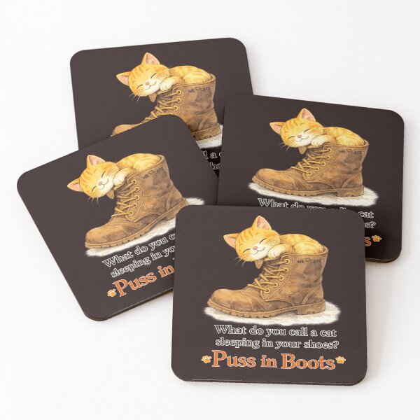Item preview, Puss In Boots Funny Cat Joke designed and sold by WeLoveCatss.