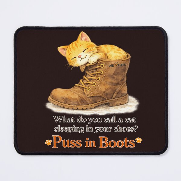 Item preview, Puss In Boots Funny Cat Joke designed and sold by WeLoveCatss.