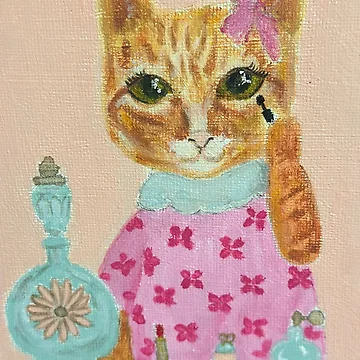 Artwork thumbnail, Flirty cat by RosaLL