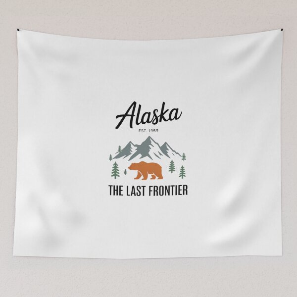 Item preview, Alaska The Last Frontier – Vintage Bear Mountains Tee EST 1959 designed and sold by SurfGlitch.