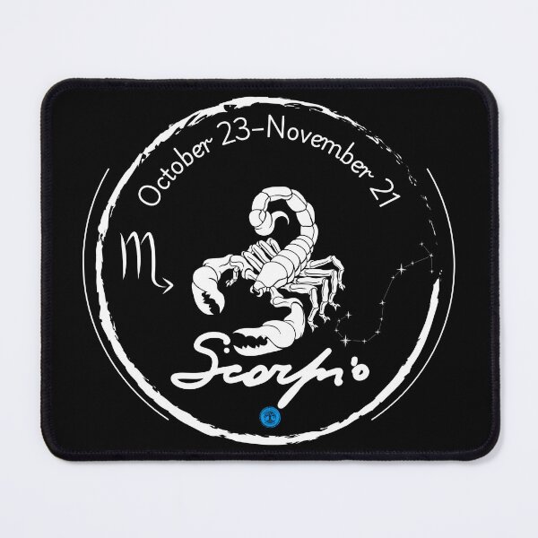Item preview, Scorpio Zodiac Constellation Art - October 23 to November 21(White on Transparent) designed and sold by Dryden Stewart Enterprises.
