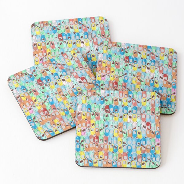 Item preview, Colorful Crochet Clips Against Chinese Screen designed and sold by hendrickssdh.