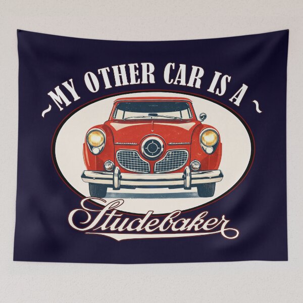 Item preview, My Other Car Is a Studebaker – Vintage American Classic Car T-Shirt designed and sold by Groenendijk.