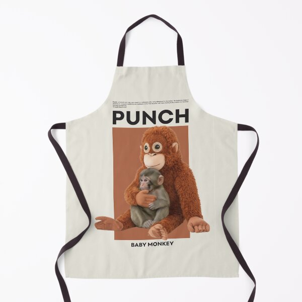 Item preview, Punch Abandoned Cute Baby Monkey Hugging Orangutan Plush Japanese Zoo designed and sold by JinxyArtistry.