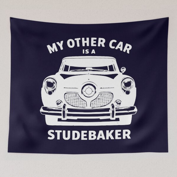 Item preview, My Other Car Is a Studebaker – Vintage American Classic Car T-Shirt (white) designed and sold by Groenendijk.