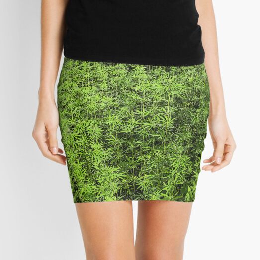 Hemp plantation Mini Skirt