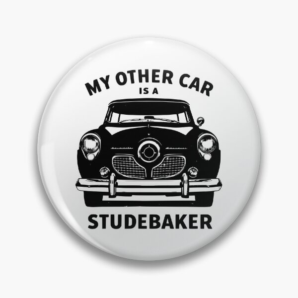 Item preview, My Other Car Is a Studebaker – Vintage American Classic Car T-Shirt (black) designed and sold by Groenendijk.