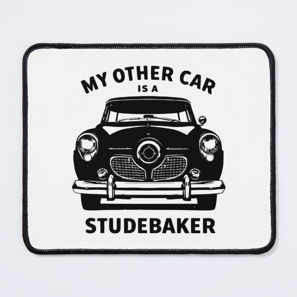 Item preview, My Other Car Is a Studebaker – Vintage American Classic Car T-Shirt (black) designed and sold by Groenendijk.