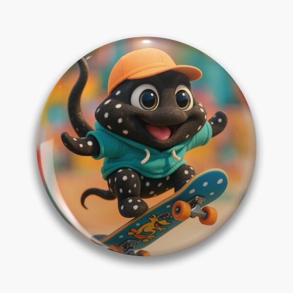 Artikelvorschau, Skater Polka Dot Stingray entworfen und verkauft von Sillytoe.