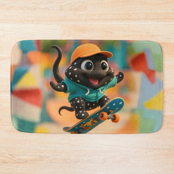 Artikelvorschau, Skater Polka Dot Stingray entworfen und verkauft von Sillytoe.