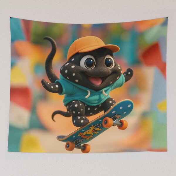 Item preview, Skater Polka Dot Stingray designed and sold by Sillytoe.