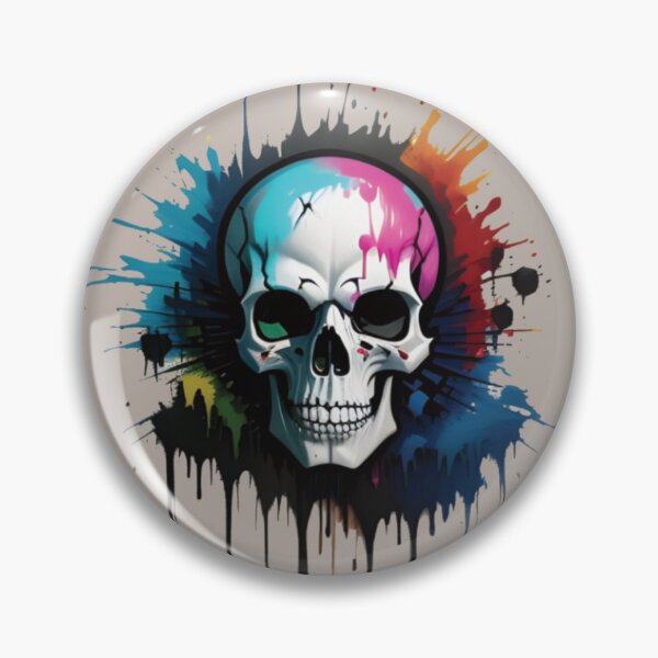 Item preview, DSB Splatter Skull designed and sold by timtopping.