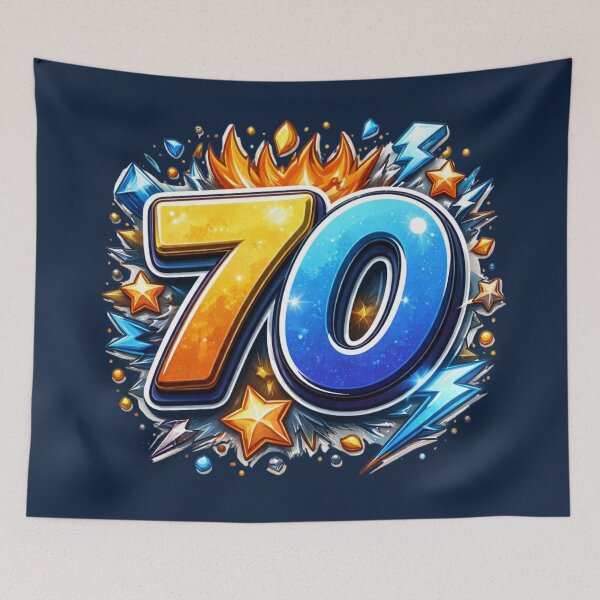 Item preview, 70th Birthday - Bold Masculine Celebration designed and sold by Myra365Art.
