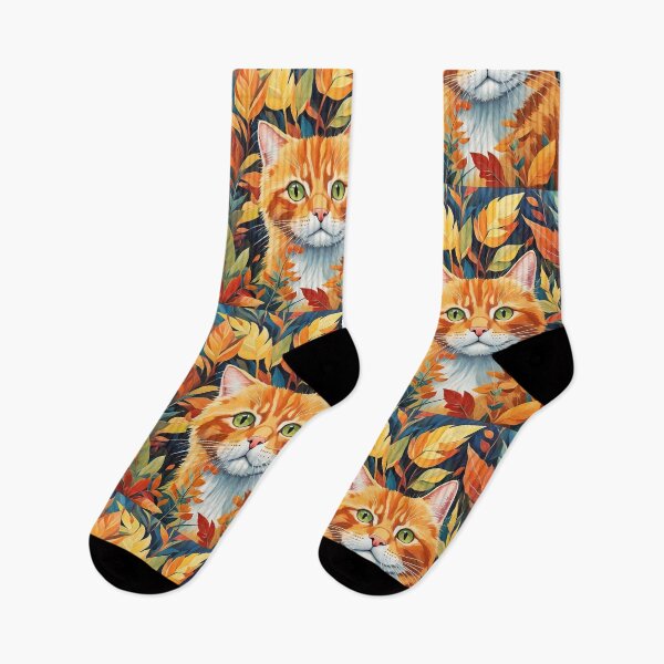 Item preview, Autumn Cat 1 designed and sold by Reclining Buddha Cat.