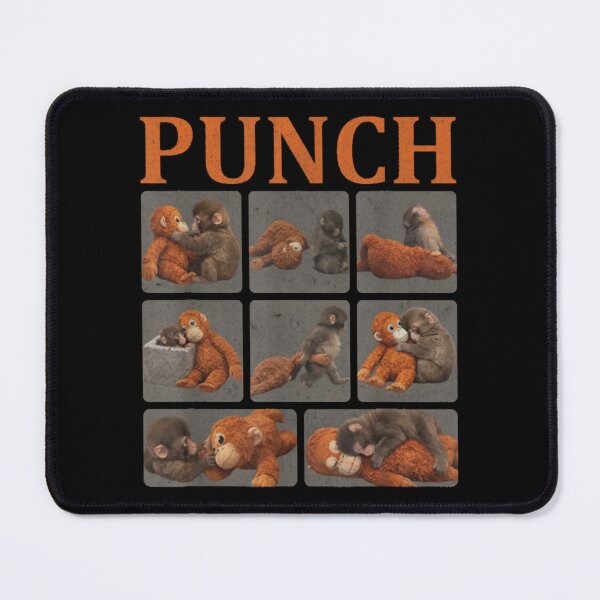 Item preview, Punch Abandoned Cute Baby Monkey Hugging Orangutan Plush Japanese Zoo designed and sold by JinxyArtistry.
