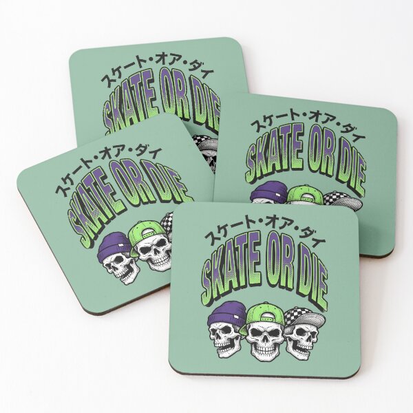 Item preview, Radical Vert Skulls: Skate Or Die Edition designed and sold by AwesomeBeyondLimits.
