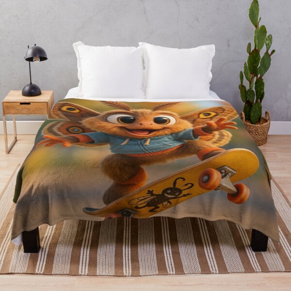 Item preview, Skater Polyphemus Moth designed and sold by Sillytoe.