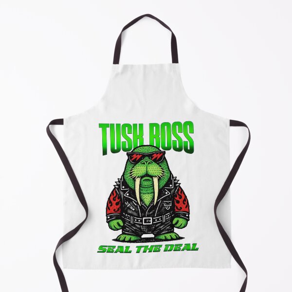 Artikelvorschau, Tusk Boss | Mean Walrus Biker Grafik-T-Shirt entworfen und verkauft von majesty-prints.