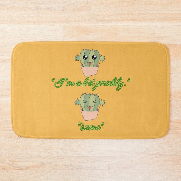 Item preview, Prickly But Cute - Funny Cactus Couple Minimalist Kawaii Design. designed and sold by LunaPrintCo.
