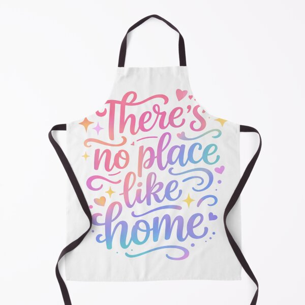Item preview, There’s No Place Like Home Cute Pastel Inspirational Typography Art designed and sold by YK SHOP.