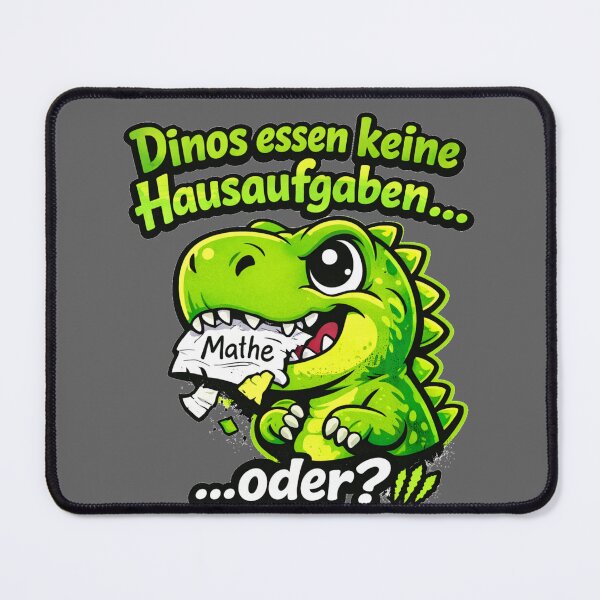 Item preview, Cool Dino - Dinosaurs don't eat homework (green) designed and sold by AleKon.