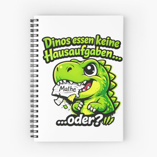 Item preview, Cool Dino - Dinosaurs don't eat homework (green) designed and sold by AleKon.