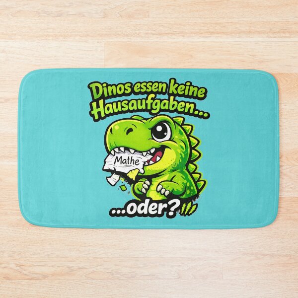 Item preview, Cool Dino - Dinosaurs don't eat homework (green) designed and sold by AleKon.