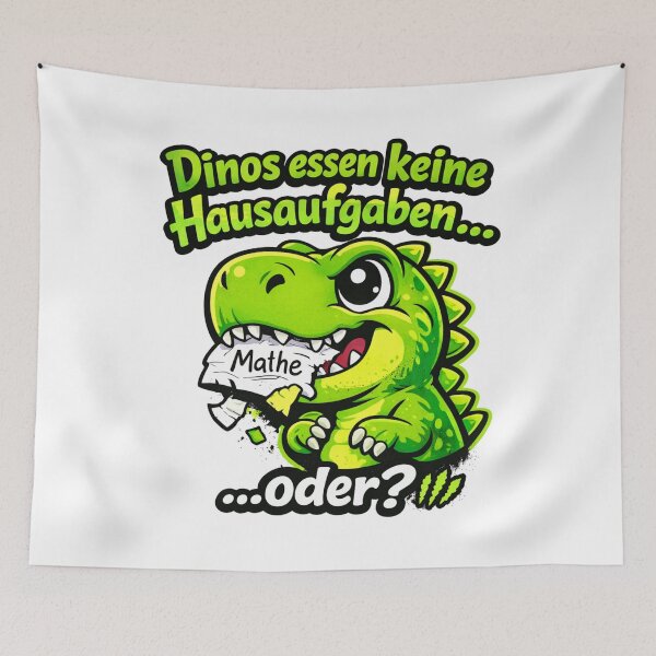 Item preview, Cool Dino - Dinosaurs don't eat homework (green) designed and sold by AleKon.