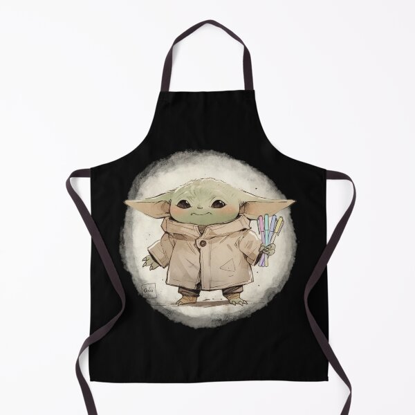 Item preview, BABY YODA WITH GEL PENS designed and sold by LIS AND MELIVERSO.