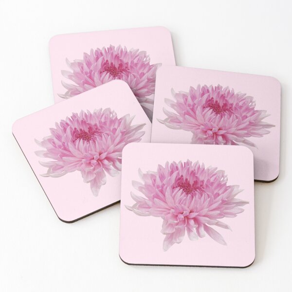 Item preview, pink chrysanthemum flower  designed and sold by inainart.