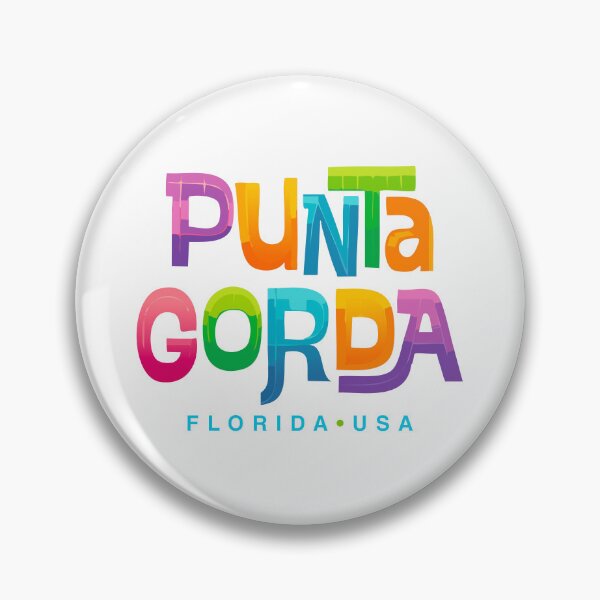 Item preview, Punta Gorda Florida Retro Tropical Design designed and sold by Futurebeachbum.