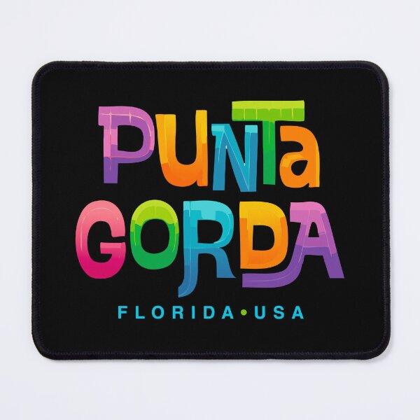 Item preview, Punta Gorda Florida Retro Tropical Design designed and sold by Futurebeachbum.