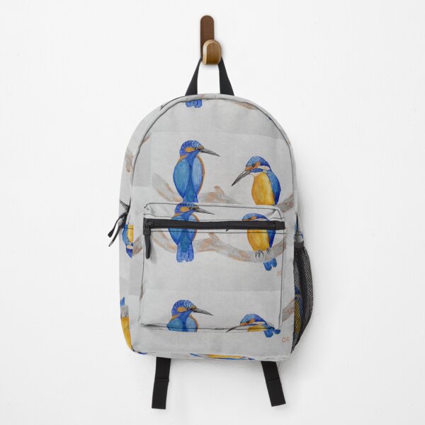 Item preview, Blue Kingfishers - birds - bird art designed and sold by Garry Greenwood.