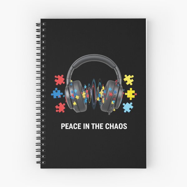 Item preview, Autism Headphones Shirt | Peace In The Chaos Sensory Processing designed and sold by MotivAura.