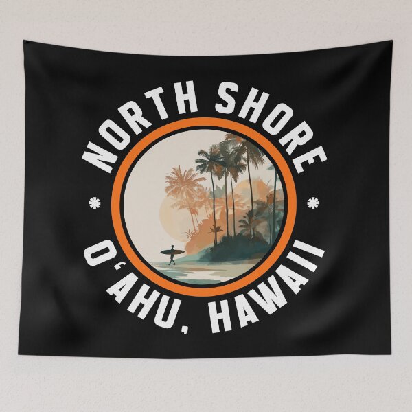 Item preview, North Shore - Hawaii (with White Lettering) designed and sold by VelvetRoom.