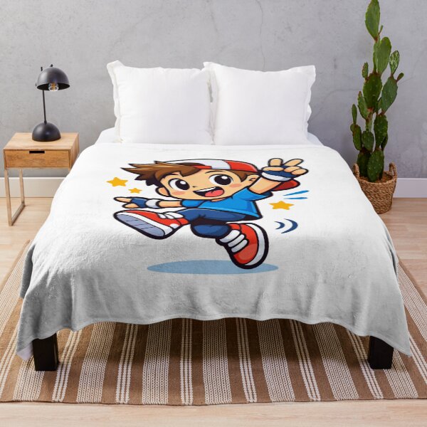 Item preview, Cute Gamer Boy Cartoon Character Peace Sign Kawaii Gaming Illustration designed and sold by YK SHOP.