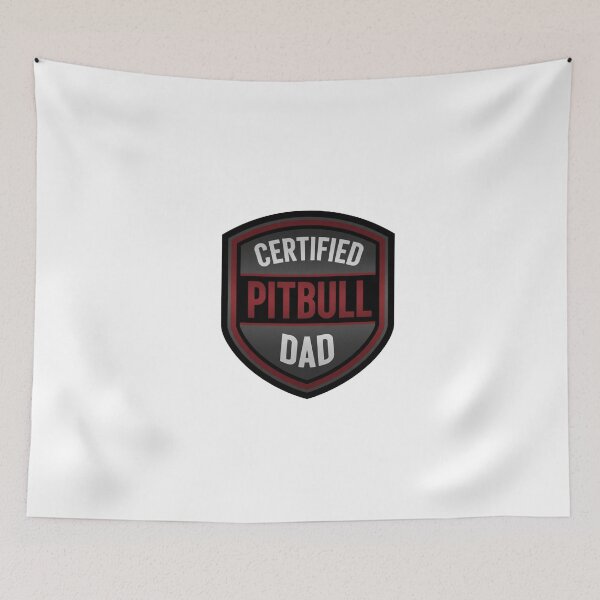 Item preview, Certified Pitbull Dad designed and sold by My Pitbull Place.
