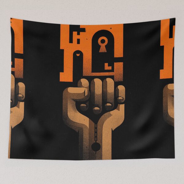 Item preview, Revolutionary Fist Constructivist Poster Art designed and sold by Piotrek0001.