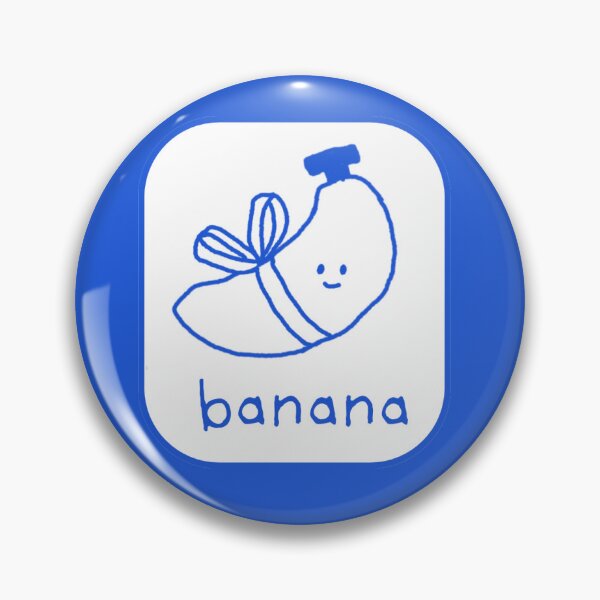 Item preview, Ribbon Whimsy Kawaii Banana Fruit Character Retro Mascot Sticker Illustration Design designed and sold by creative-lamb.