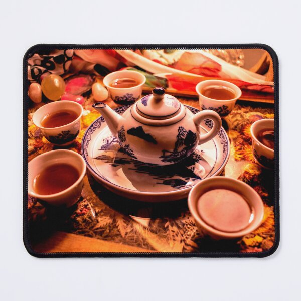 Item preview, Cozy Warm Tea Ceremony - Asian Teapot Still Life Photography designed and sold by MerXche.