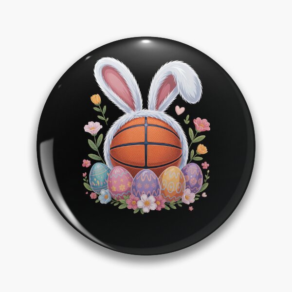 Item preview, Easter Bunny Basketball  designed and sold by jkrphoto.