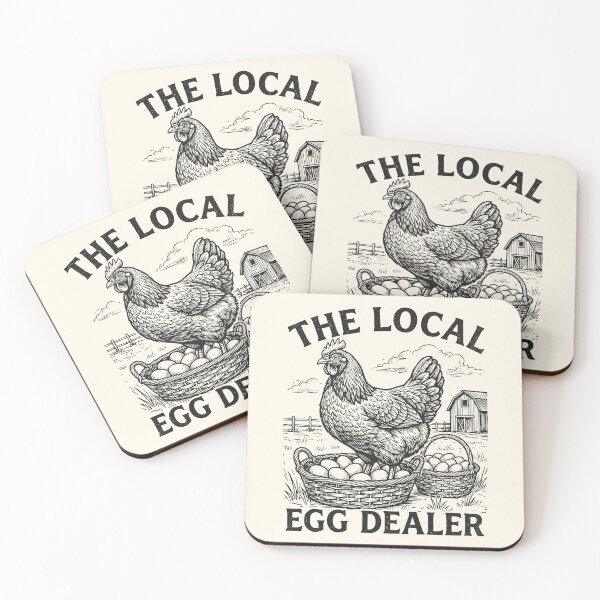 Item preview, The Local Egg Dealer Funny Chicken Farm Life  designed and sold by Y-Vibes.