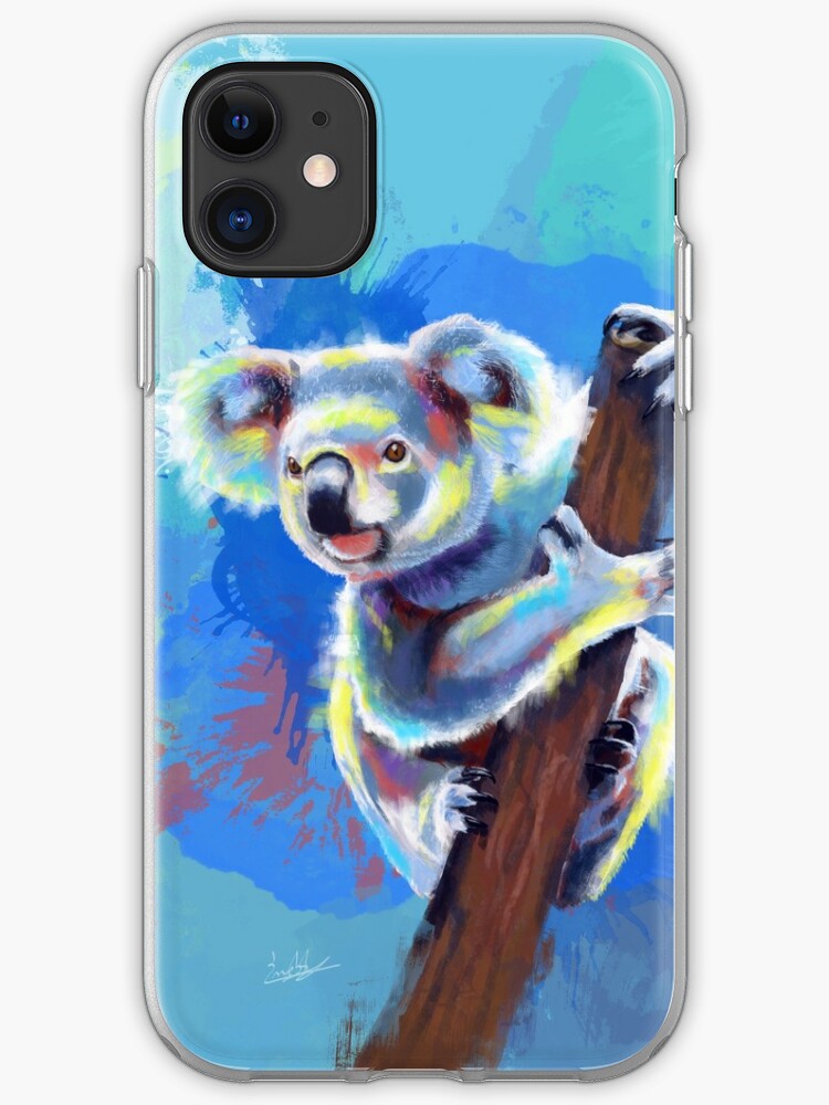 Koala Bear Koala Illustration Colorful Animal Iphone Case