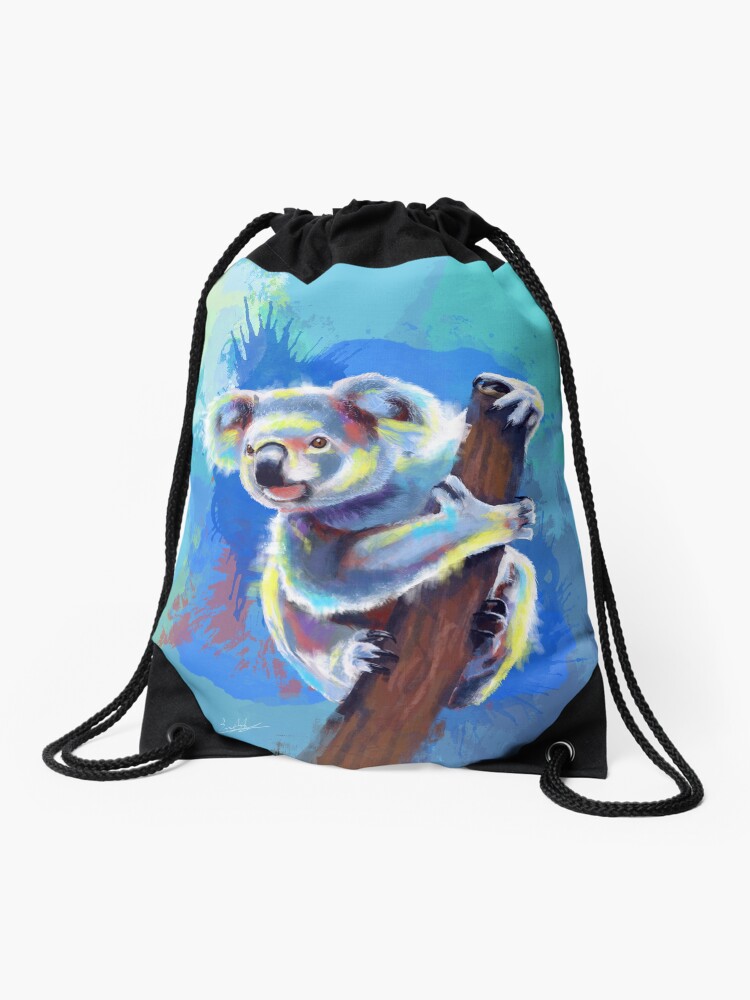 animal drawstring bags