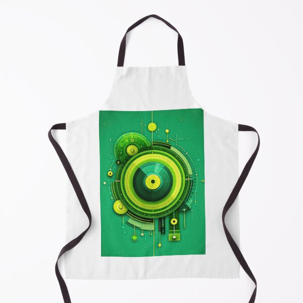 Item preview, Green Techno Circle Mechanism Art designed and sold by Piotrek0001.