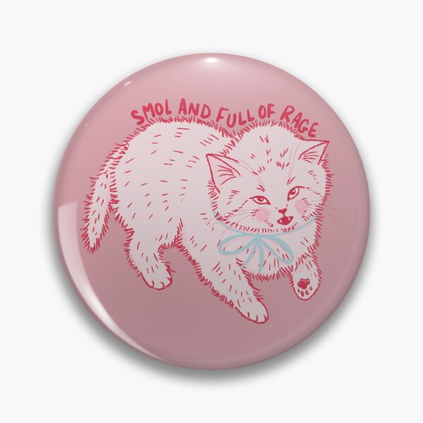 Item preview, Smol Rage Kitten designed and sold by KilkennyCat Art.
