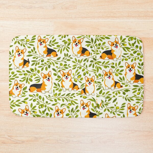 Item preview, Olives Botanical and Cute Corgis designed and sold by scicilysimonee.