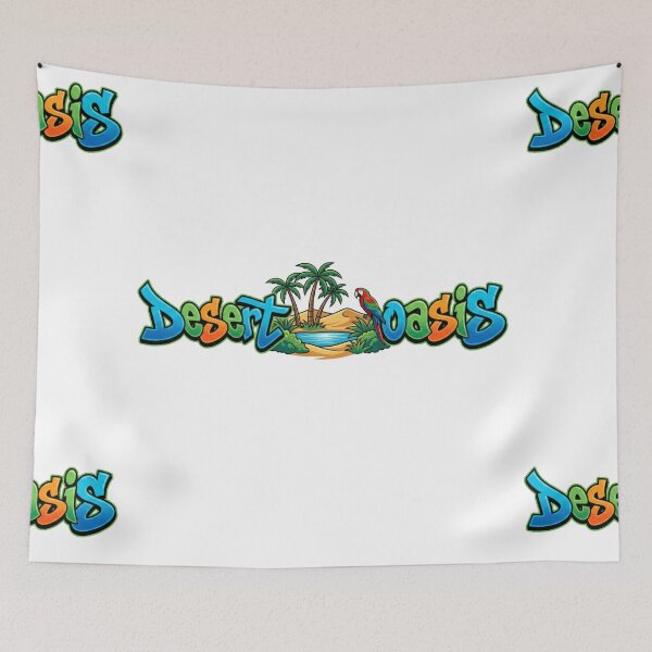 Item preview, Desert Oasis Logo Graphic By : WachiraX designed and sold by WachiraX.