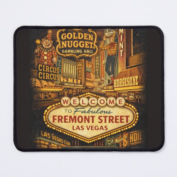 Item preview, Vintage Fremont Street Neon Casino Collage designed and sold by OrbitLabs.